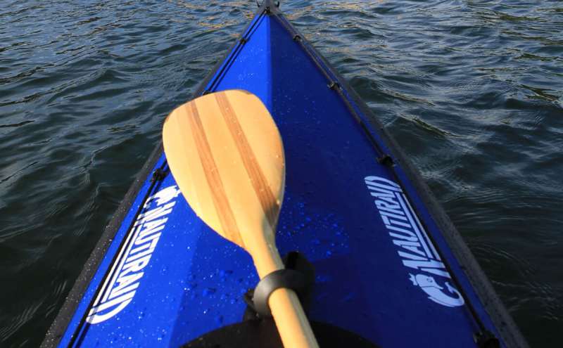 Kayak pliant Narak 460 en navigation